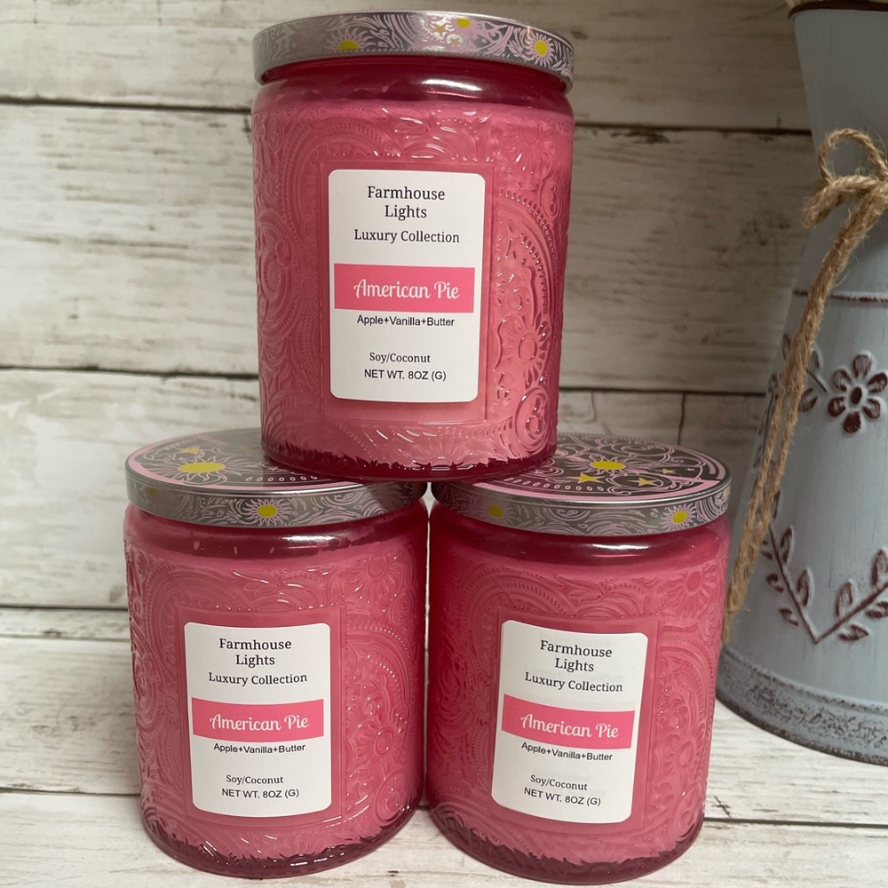 Hand poured luxury soy/coconut candles